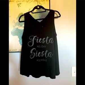 Fiesta all day, siesta all night tank